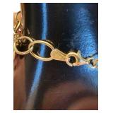 14k Heart Charm Braclet