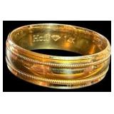 14K Men’s Hoff Jewelers Gold Band Ring - Size 10
