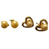 Genuine Pearl Earrings