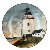 Set of 4 Collector Lighthouse Plates