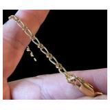 14k Yellow Gold St. Christopher Medal Pendant Necklace