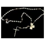 Crystal/Clear Bead Rosary