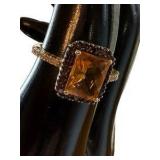 14K Citrine Ring