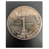 1 Oz .999 Fine Silver Round - God Bless America Bicentennial 1776-1976 United States of America
