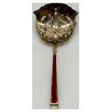 Watson Sterling Silver Bon-Bon Spoon with Guilloche Enamel Handle