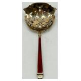 Watson Sterling Silver Bon-Bon Spoon with Guilloche Enamel Handle