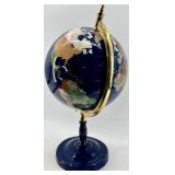 Gemstone World Globe on Stand