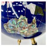 Gemstone World Globe on Stand