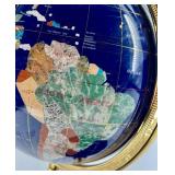 Gemstone World Globe on Stand