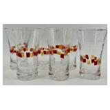 Pier 1 Mosaic Glasses - Set of 6