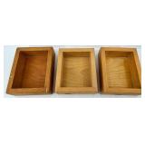 Vintage Wood Display Boxes