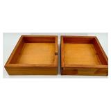 Vintage Wood Display Boxes