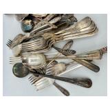 Assorted Silverplate Flatware - Forks, Spoons & Knives