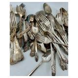 Assorted Silverplate Flatware - Forks, Spoons & Knives