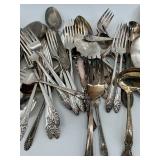 Assorted Silverplate Flatware - Forks, Spoons & Knives