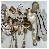 Assorted Silverplate Flatware - Forks, Spoons & Knives