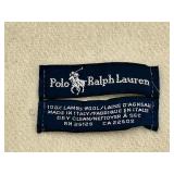 Polo Ralph Lauren Scarves - Red Striped Wool & Beige Pony-Embroidered