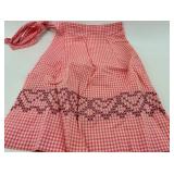 Assorted Crochet Doilies - Patchwork Squares & Gingham Textiles