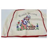 Vintage Embroidered Kitchen Towels, Good Mixer Cover & More