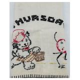 Vintage Embroidered Kitchen Towels, Good Mixer Cover & More