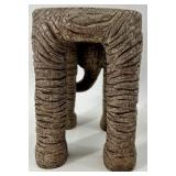 Decorative Metal Tree Sculpture, Elephant Display Stand, Wall Hook and Antique Xylophone