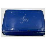 Vintage Enamel Bakeware Pan Set - Muffin Tins, Angel Food Pan & Scoop