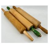 Copper Bundt Pan & Wooden Rolling Pins