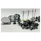 Assorted Metal Place Card Holders - Fleur-de-Lis & Dragonfly Styles