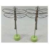 Assorted Metal Place Card Holders - Fleur-de-Lis & Dragonfly Styles