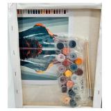 HTVRONT iPaint Kit & Memory Fabric Paint Set - Two Paint by Numbers Kits, New in Box