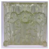6 Acrylic Tile Panel with Carved Floral Relief