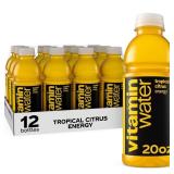 NEW 12 Pack of 20 oz Vitamin Water - Tropical Citrus Energy - BB 1/26