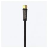 Monster 25-ft Rg6 Black Chrome Coaxial Cable Model #VME20016