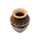 13-Inch Japanese Cloisonne Vase - Hand Painted Enamel Artwork, Made in Japan