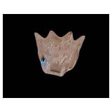 Orrefors Crystal Flower Bowl - 4 X 4.5 Inch, Bottom Marked