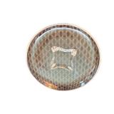 Steuben Hand-Blown Round Glass Bowl - Marked on Bottom