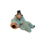 Ceramic Scholar Figurine
