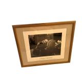 Edward Steichen Framed Photograph Print 30 1/2 x 26 Inches