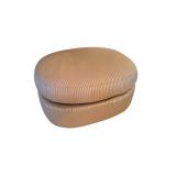 Round Upholstered Ottoman