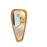 Gilt Teardrop Wall Mirror - 43 x 20 Inches