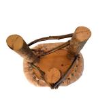Handmade Footstool on Twisted Branch Base