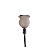 72-Inch Floor Lamp with Frosted Glass Bell Shade