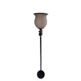 72-Inch Floor Lamp with Frosted Glass Bell Shade