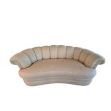 Off White Upholstered  Sofa, 91-Inch Length
