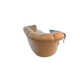 Off White Upholstered  Sofa, 91-Inch Length