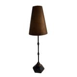 33-Inch Tall Table Lamp with Crackled Shade