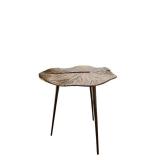 Pier One Imports Leaf-Shaped Metal Side Table - 18-Inch - India
