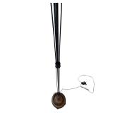 69-Inch Tall Metal Floor Lamp with Glass Shade