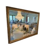 Wall Mirror 53 x 41 Inches with Ornate Carved Frame