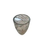 Crystal Cut-Glass Vase - 8 1/2 Inches Tall